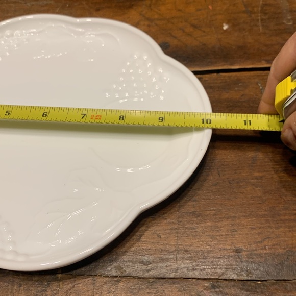 60’s INDIANA COLONY WHITE MILK GLASS HARVEST GRAPES LUNCHEON SET/SNACK SET - Picture 8 of 13